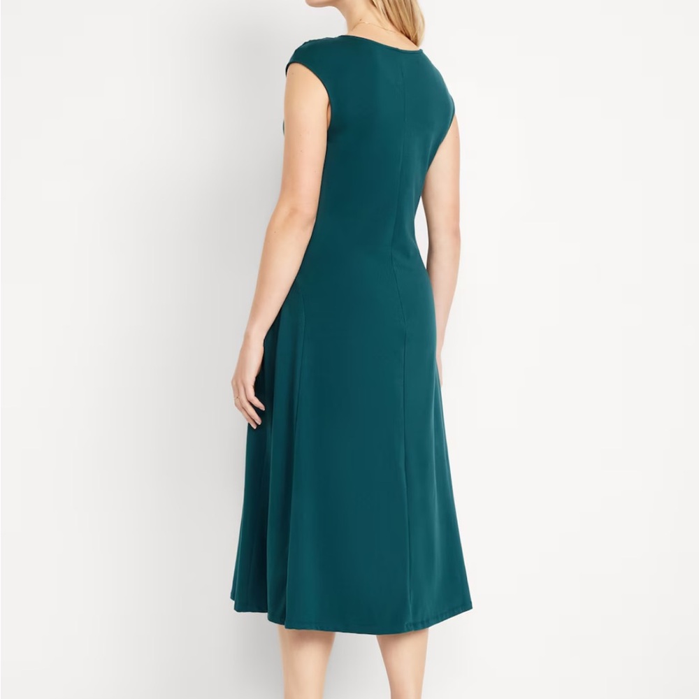 SO COMFY Teal Sleeveless Dress NWOT - Picture 2 of 3